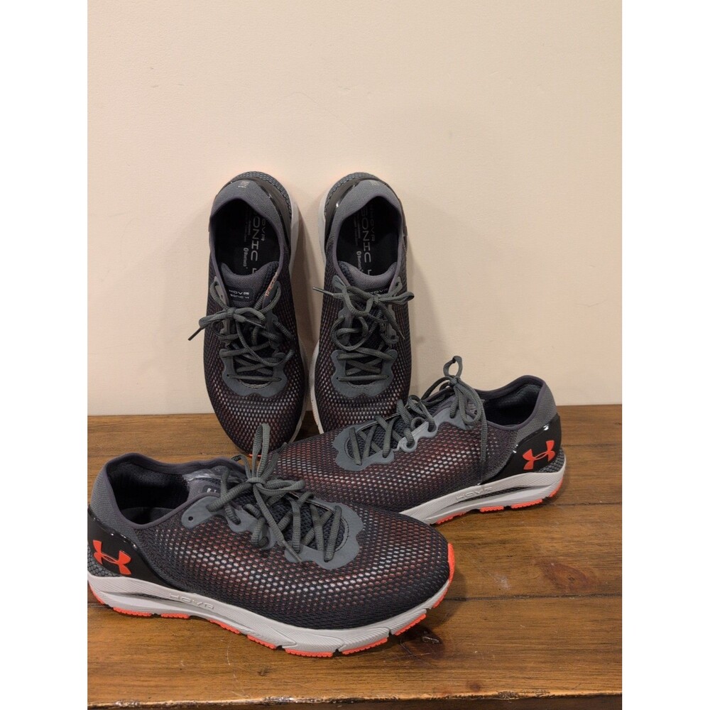 2 Pairs! Under Armour Men's HOVR Sonic 4 Running Shoes Sz. 11.5 Gray
